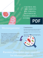 Presentación Biología Células Infantil Orgánico Verde y Azul