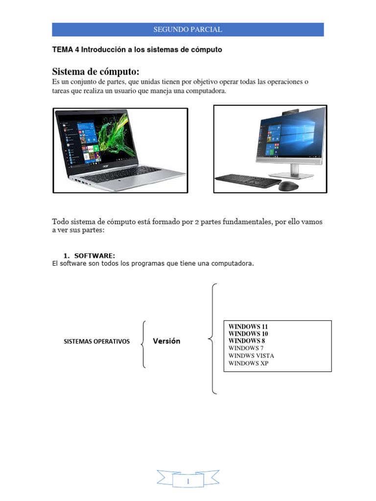Tema 4 y 5 2023-1 | PDF | Hardware de la computadora | Periférico