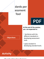 6 - Standards Per Asssessment Tool