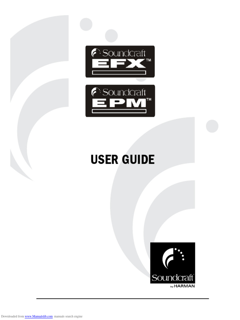 Manuale Mixer Soundtrack Efx | PDF | Headphones | Microphone
