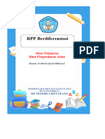 RPP Berdiferensiasi Ipa KD 3 KLS 6