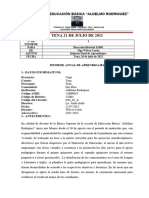 Informe - Aprendizaje 2021-2022-Wili