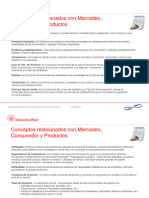 Documento - Conceptos Mercadeo, Consumidor y Productos