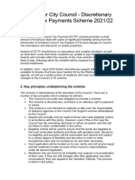 DCTP Scheme Policy 2021 22