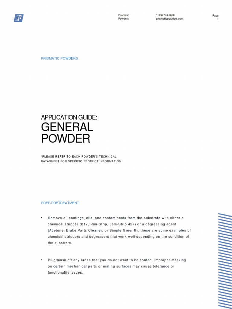 Prismatic Powders Application Guide dt20230508192819506132 | PDF | Home ...