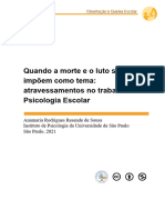 Quando A Morte e o Luto Se Impoem Como Tema Atravessamentos No Trabalho Da Psicologia Escolar