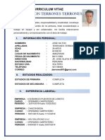 Curriculum Vitae Jose Torrejon