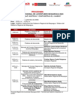 Programa - Encuentro Regional de Juventudes Moquegua 2023 (Versión F)