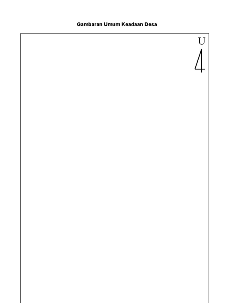 Contoh Format RPJMDes