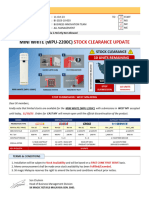 Bi-2023!10!003 - Mini White (Wpu-2200c) Stock Clearance Update