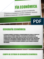Geografía Económica Presentacion