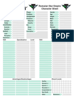 Romulan - Character - Sheet - p1