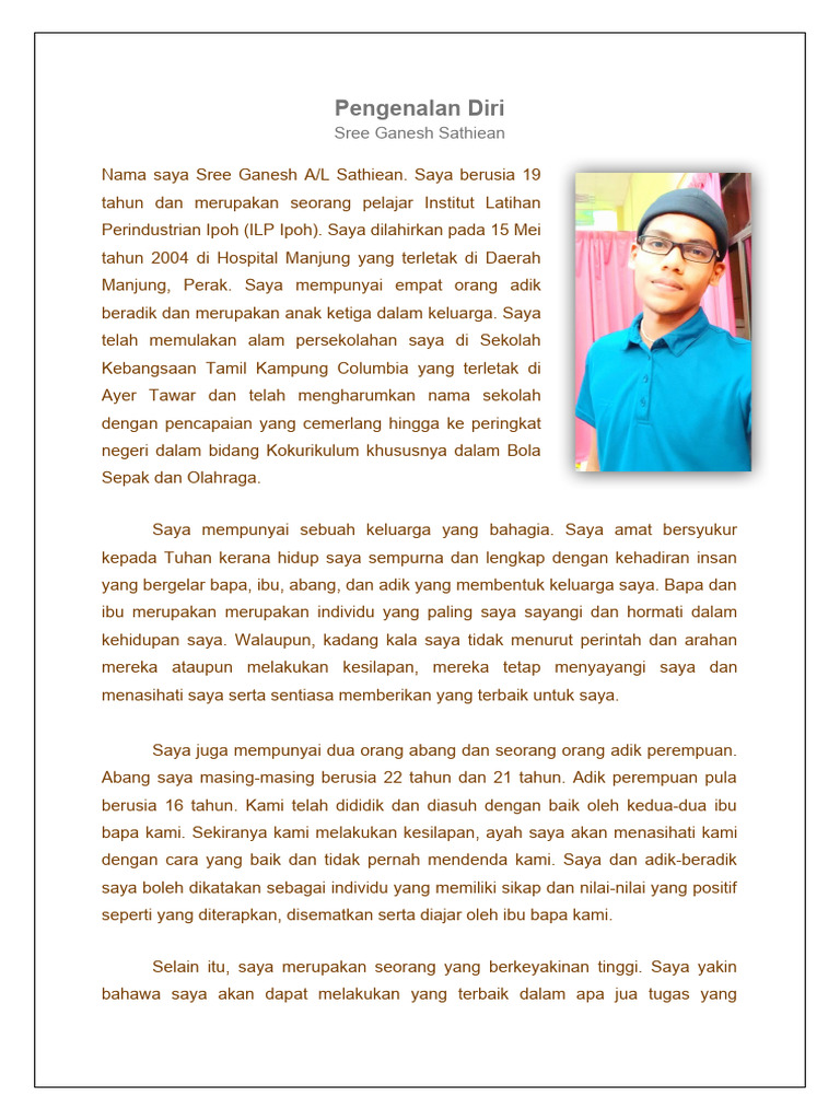 Pengenalan Diri Sree Pdf
