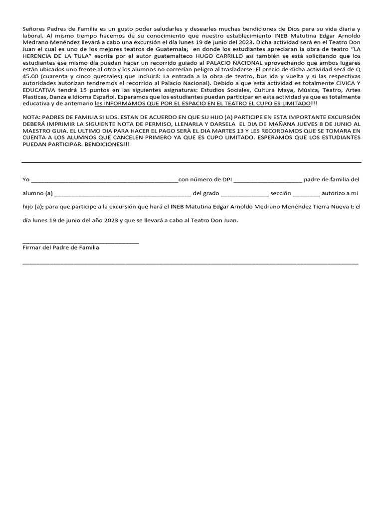 Nota Excursion Teatro y Palacio PDF