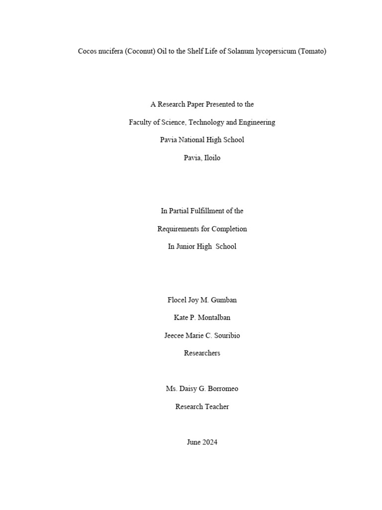 Food Fruit Preservation Pdf Food Preservation Coconut