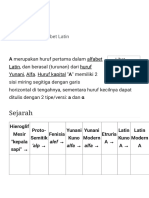 A - Wikipedia Bahasa Indonesia, Ensiklopedia Bebas