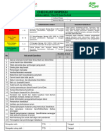 HSE 11 F018 R0 Form Checklist Inspeksi Daerah Mess, Toilet Dan Dapur