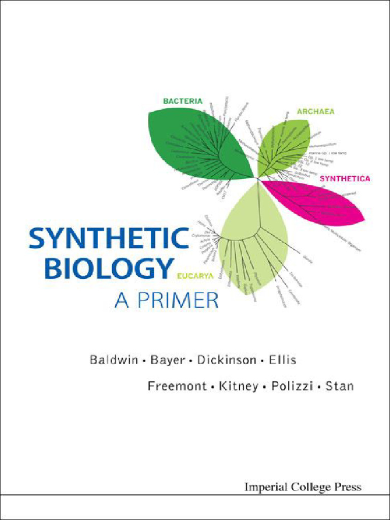 Paul S Freemont Richard I Kitney Synthetic Biology A Primer World 
