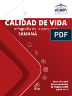 Infografía de La Provincia Samana, Tercer Estudio Socioeconómico de Hogares 2018 (3ESH 2018)