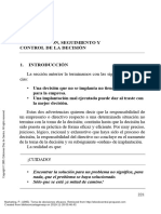 Capitulo de Libro Implantacion, Seguimiento y Control de La Decision