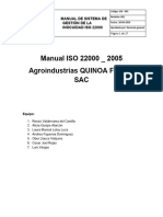 Manual Iso 22000 - Sgcia