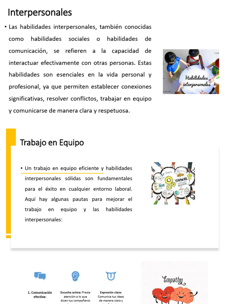 Mejora tus Habilidades Interpersonales | PDF | Empatía | Las emociones