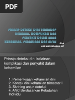 Download Prinsip Deteksi Dini Terhadap Kelainan Komplikasi Dan by Muhamad Imron SN67990235 doc pdf