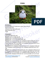 Porg Pattern - Geeky Hooker