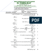 Soal Bahasa Arab Kelas Ix