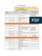 Jadwal Pelatihan 23-26 Oktober 2023