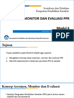 Modul 6 - Asesment, monitor dan  evaluasi PPK