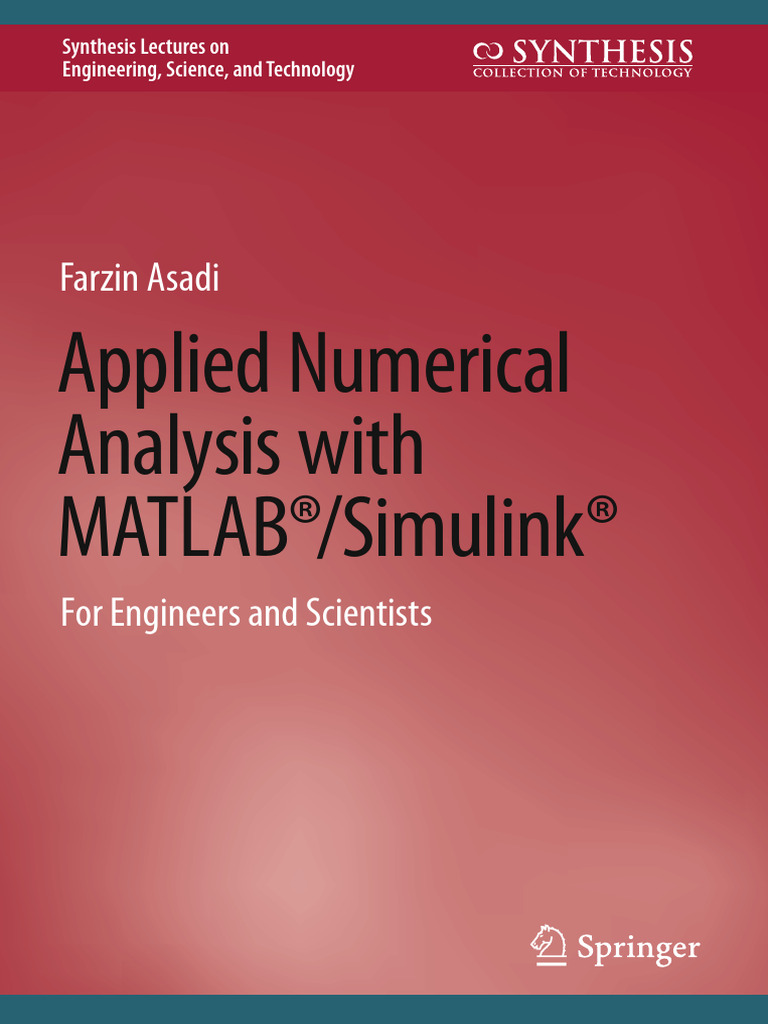 Applied numerical analysis with matlab simulink for engineers a