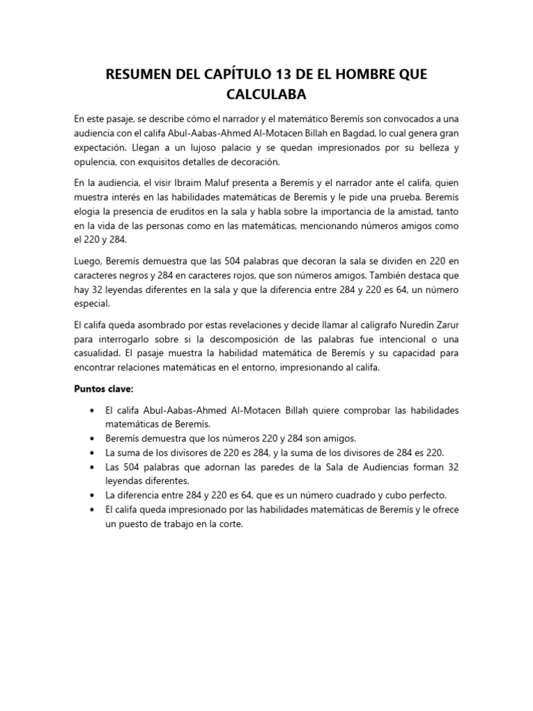 Resumen Del Cap tulo 13 de El Hombre - 1703626753