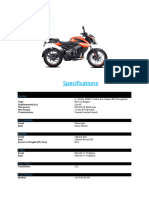 Bajaj Pulsar NS125 Brochure