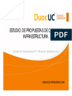 1.1.4 Estudio de Propuesta Obras de Infraestructura