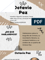 Presentación de Octavio Paz
