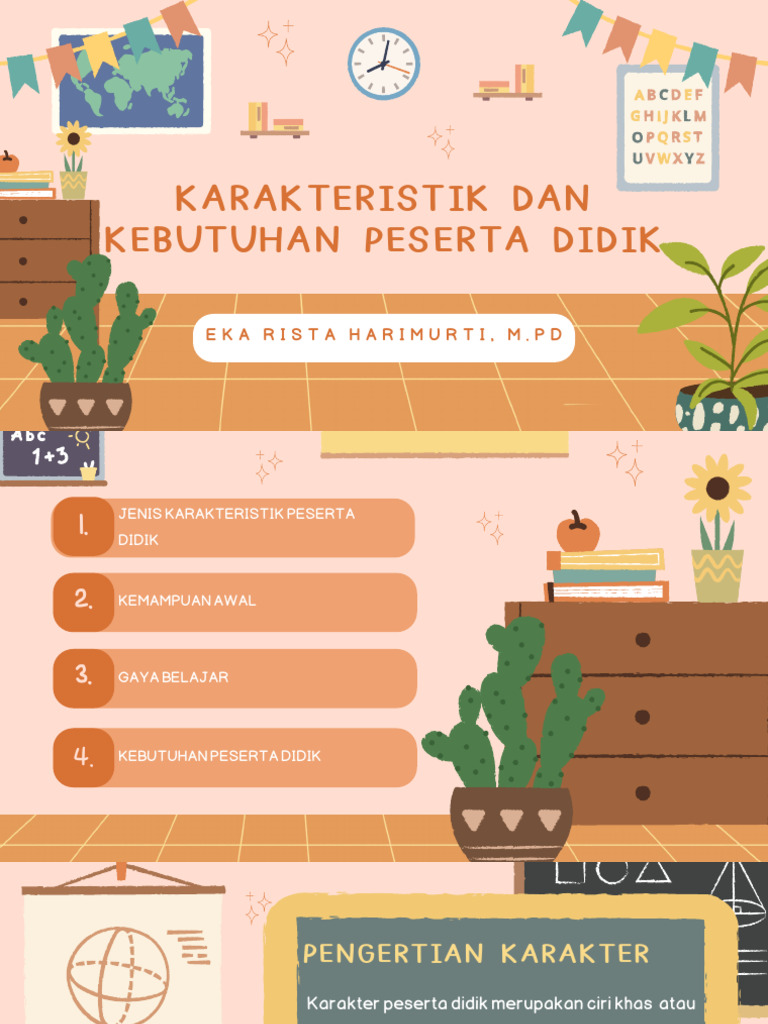 Karakteristik dan Kebutuhan Peserta Didik | PDF | Karier & Perkembangan