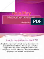 Role Play Pengkajian Ibu Hamil