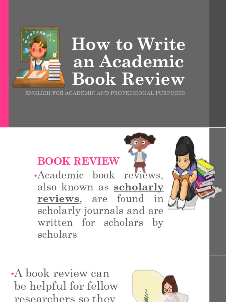 How To Write An Academic Book Review.1stLesson PDF Academic