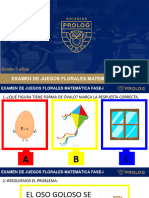 Examen de Juegos Florales Fase-I Matemática