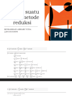 Tugas Integral Suatu Fungsi Metode Reduksi