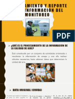 PROCESAMIENTO Y REPORTE DE LA INFORMACIÓN DEL MONITOREO