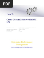 Download How to Create Create Custom Menu Within BPC NW by aamer Kaleem SN67991895 doc pdf