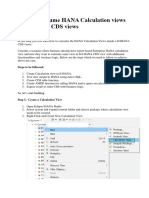 SAP CDS - How To Consume HANA Calculation Views in S4HANA CDS Views Fom aDSO BW