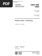 NBR 10004-04 - Resíduos Sólidos