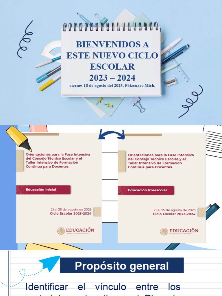 Agosto 20232024Taller Intensivo de Formación Continua para Docentes