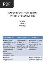 Experiment Number 9: Cyclic Voltammetry: Apaga Climaco Montes