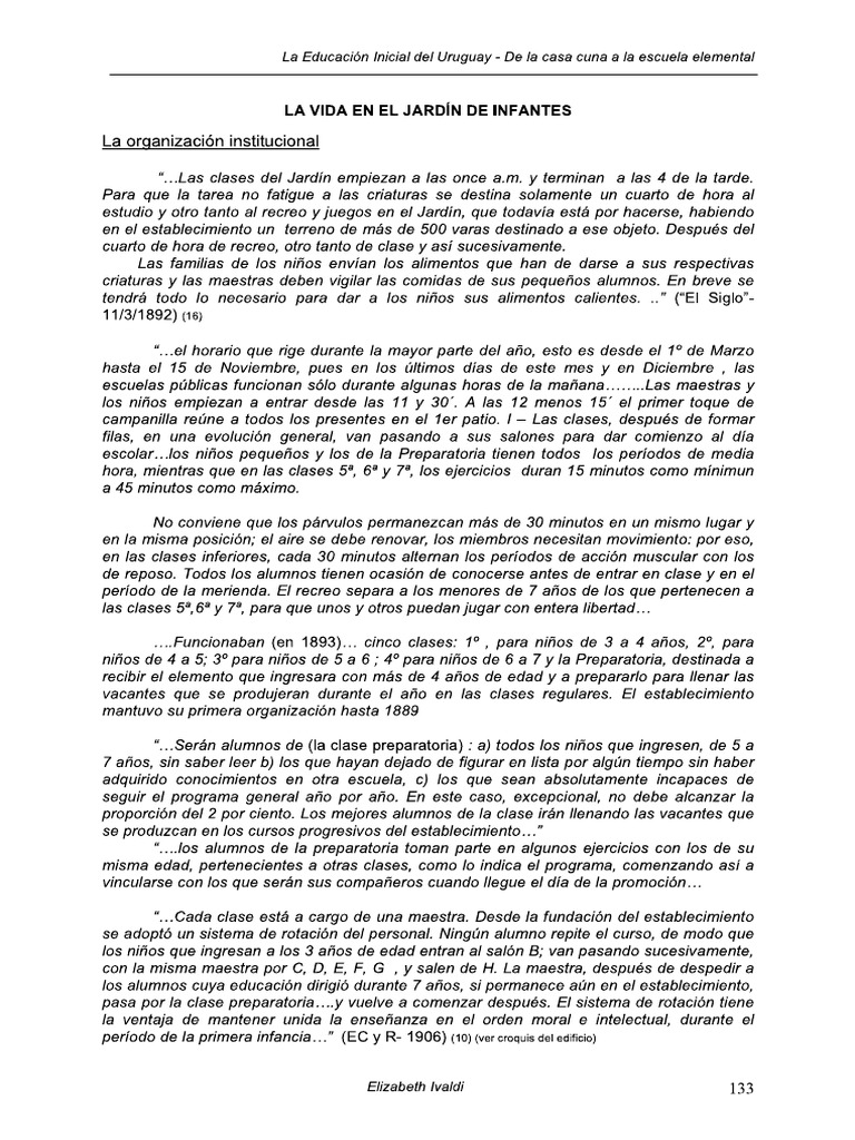 La Vida en El Jardín de Infantes | PDF