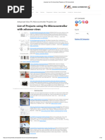 Advanced View Pic Microcontroller Projects List - PIC Microcontroller