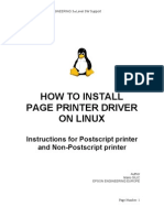 How to Install Printer Driver Linux